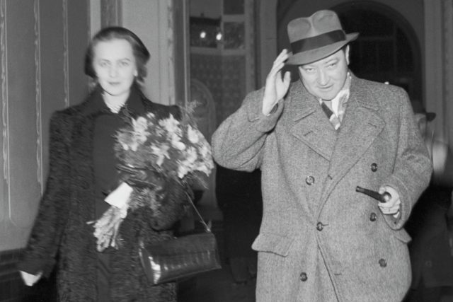 Vladimír Clementis s manželkou Ludmilou 15. 12. 1949 | foto: Rostislav Novák,  ČTK