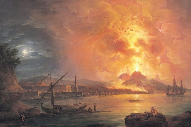 Jean Baptiste Genillion: Výbuch Vesuvu | foto: Profimedia