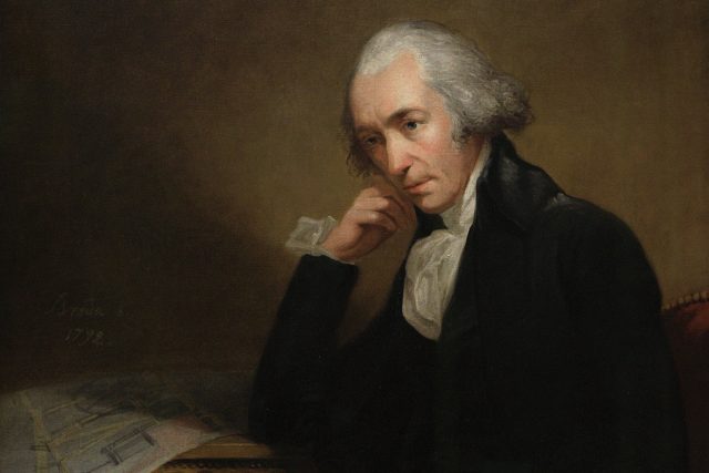 Carl Fredrik von Breda: James Watt  (portrét skotského vynálezce s jeho plány) | foto: Profimedia