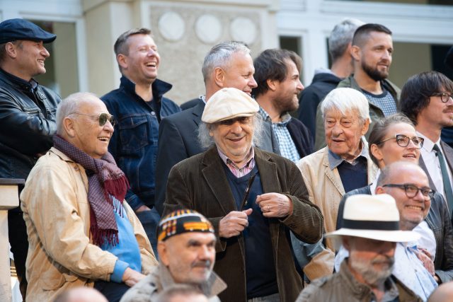 Jazzmani při focení