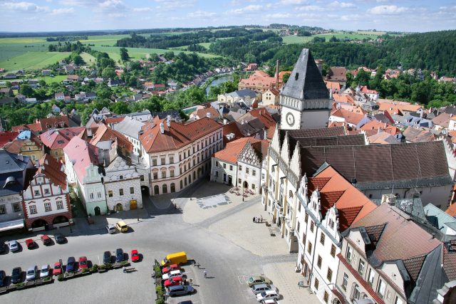 Město Tábor,  Žižkovo náměstí,  stará radnice,  Husitské muzeum,  jižní Čechy | foto: Fotobanka Profimedia