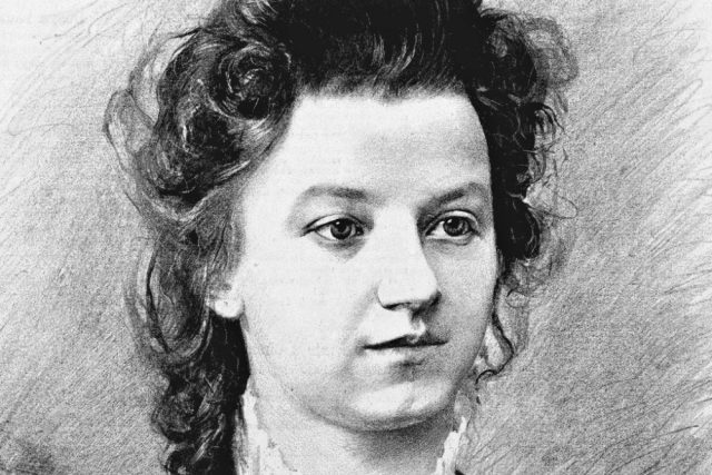 Irma Geisslová na portrétu publikovaném v roce 1885 nakladatelem Janem Vilímkem | foto: Jan Vilímek,  Wikimedia Commons,  CC0 1.0