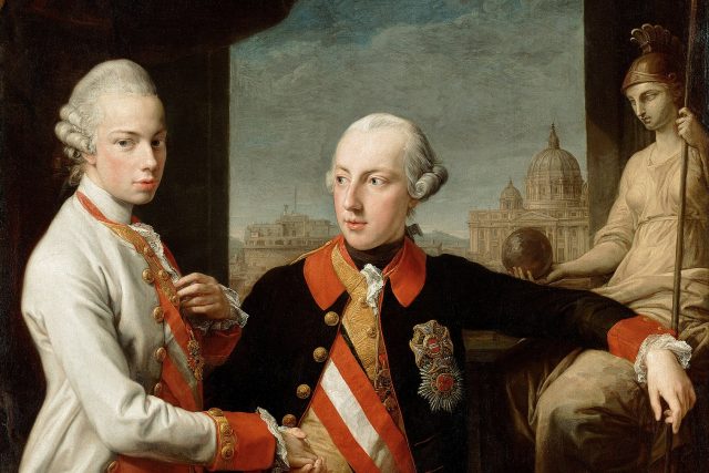 Josef II. se svým bratrem | foto: Pompeo Batoni,  Wikimedia Commons,  CC0 1.0