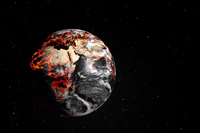 Srážka Země s temnou hmotou  (ilustrační foto) | foto:  mitsuecligsx,  Pixabay,  Licence Pixabay