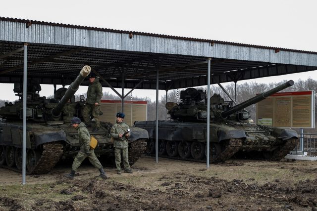 Výcvikové středisko ruské armády v Krasnodarském kraji | foto: Fotobanka Profimedia