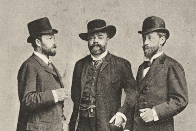 Antonín Dvořák,  Ferdinand Lachner a Hanuš Wihan | foto: Profimedia