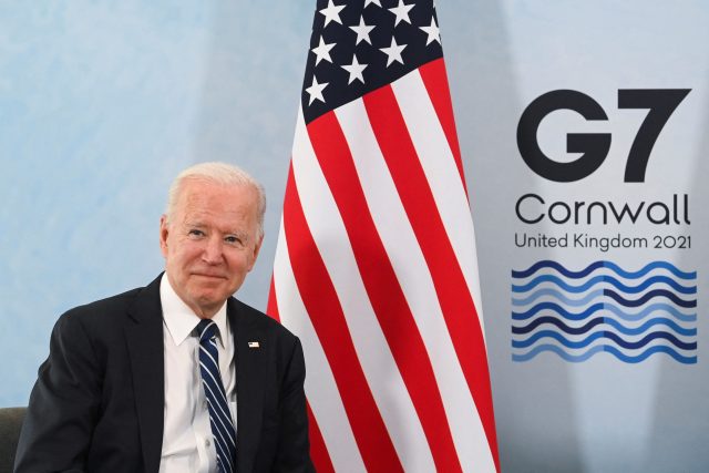 americký prezident Joe Biden na summitu G7 | foto: Fotobanka Profimedia