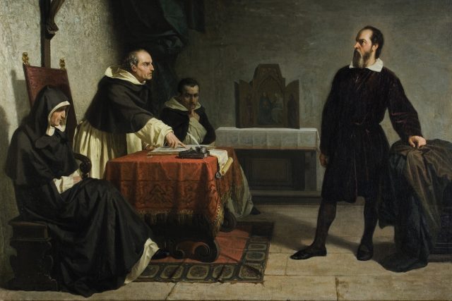 Cristiano Banti: Galileo Galilei před inkvizičním soudem | foto: Profimedia