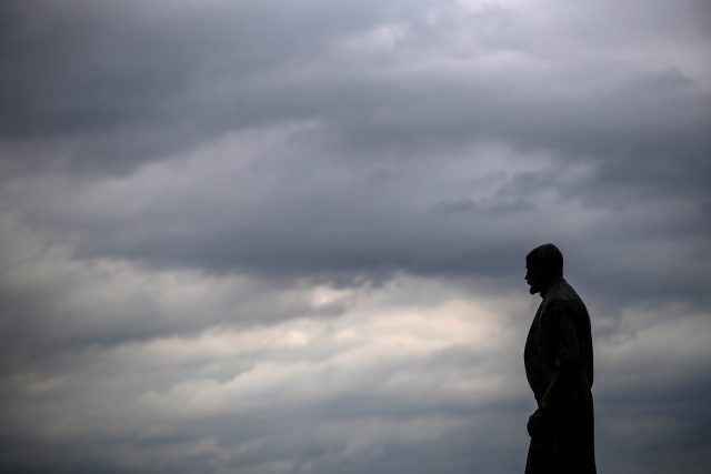 Tomáš Garrique Masaryk na Hradčanském náměstí v Praze | foto: Fotobanka Profimedia