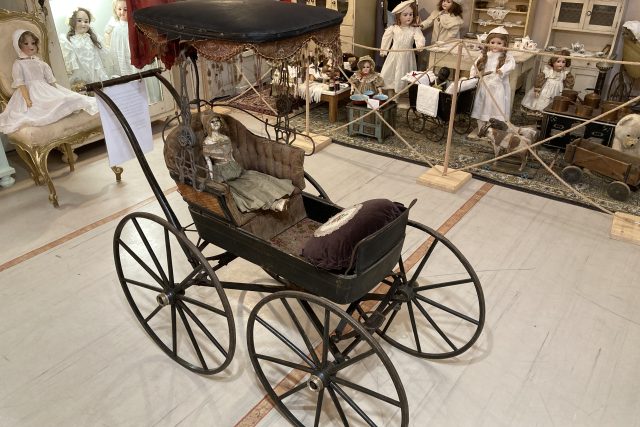 Kočárek americké výroby z roku 1880 | foto: Romana Joudalová,  Český rozhlas