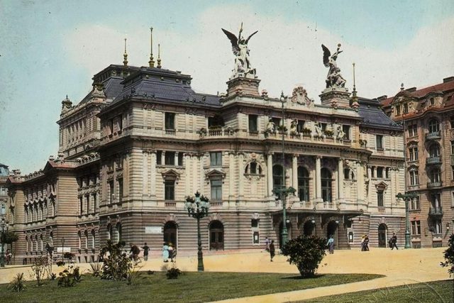 Městské divadlo na Královských Vinohradech v roce 1908 | foto: eSbírky – kulturní dědictví on-line,  Národní muzeum,  CC BY 4.0