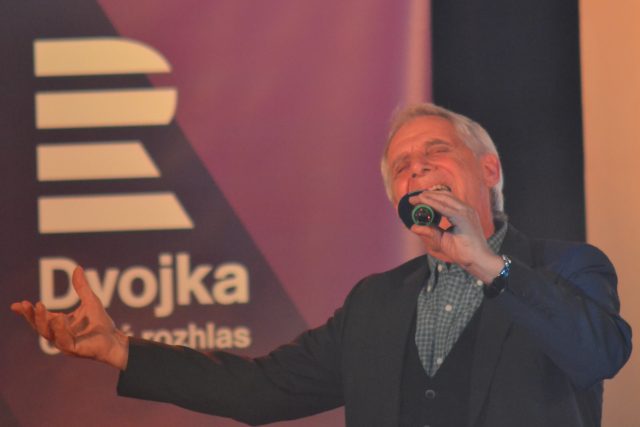 Josef Laufer během večera Legend Nočního proudu 2019 | foto: Tereza Staňková
