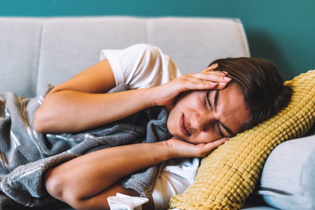 migréna,  bolest hlavy,  nemocná žena,  únava,  deprese,  ilustrační foto | foto: Shutterstock