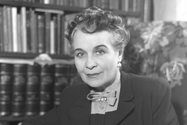 Herečka Míla Pačová na snímku z roku 1950 | foto: ČTK
