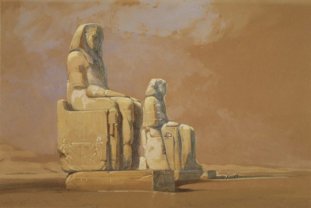 Kolosy,  Egypt  (1838) | foto: David Roberts,  Birmingham Museums Trust,  Unsplash,  Licence Unsplash