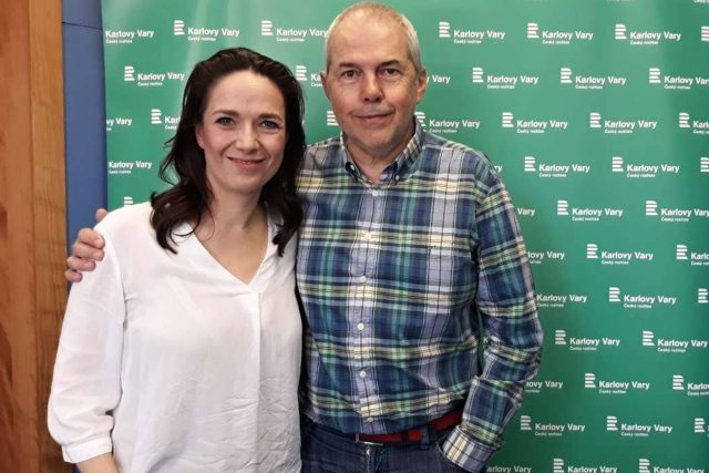 Tereza Kostková a Marek Eben | foto: Michaela Svobodová,  Český rozhlas