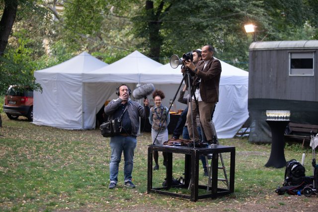 Khalil Baalbaki při focení