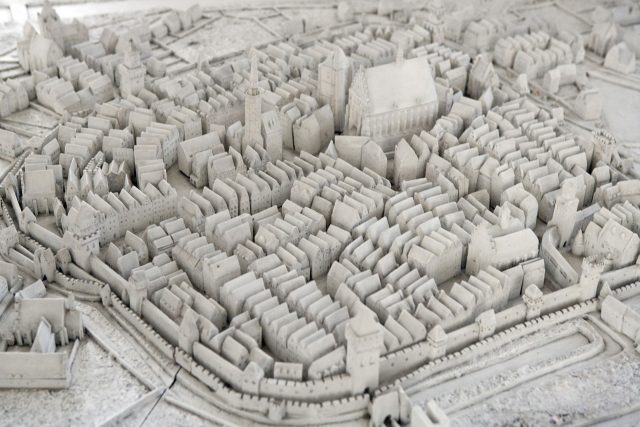 Model středověkého města | foto: Profimedia