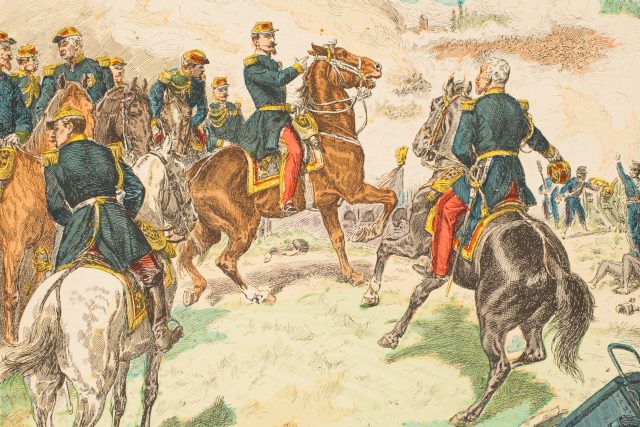 Napoleon III. v bitvě u Solferina 24. června 1859 | foto: Profimedia