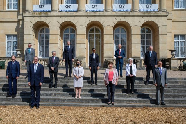 Ministři financí zemí G7 v Londýně | foto: Fotobanka Profimedia