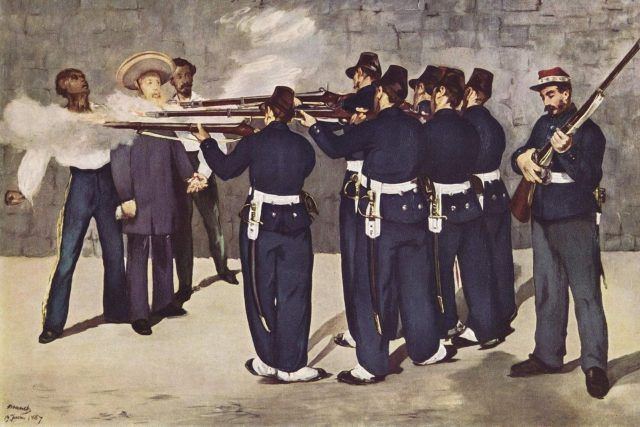 Edouard Manet: Poprava Maximiliana,  císaře mexického | foto: Profimedia