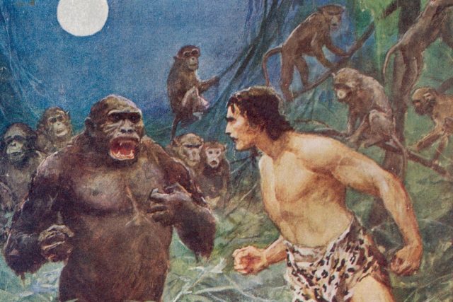 Ilustrace na italském vydání Tarzana z roku 1935 | foto: Profimedia
