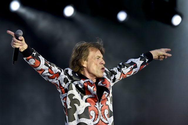Zpěvák Mick Jagger z legendární britské skupiny Rolling Stones | foto: Vít Šimánek,  ČTK