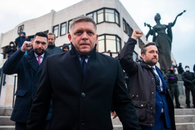 Robert Fico útočí na prezidentku Zuzanu Čaputovou dlouhodobě | foto: TASR / Profimedia