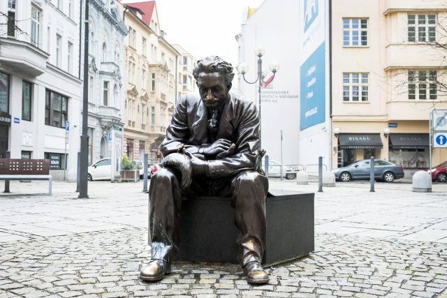 Leoš Janáček,  autor sochy David Moješčík | foto: Michaela Danelová,  iROZHLAS.cz
