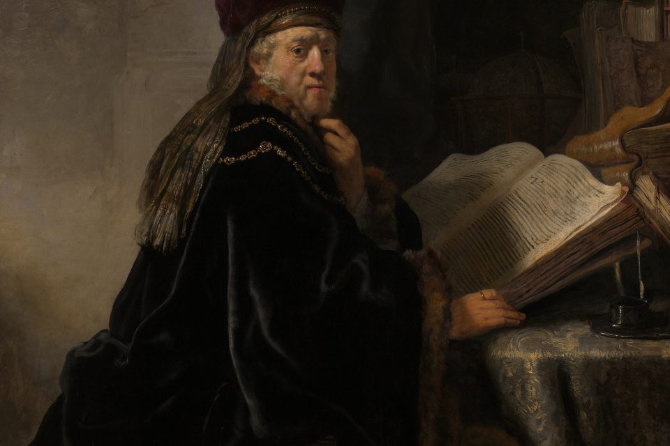 Rembrandt Harmensz. van Rijn,  Učenec ve studovně | foto: Národní galerie Praha