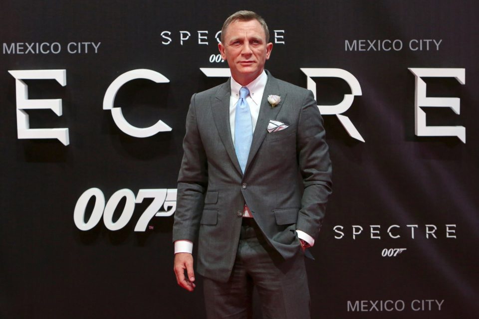 Herec Daniel Craig,  představitel agenta 007 Jamese Bonda,  na premiéře filmu Spectre v Mexico City | foto: Reuters
