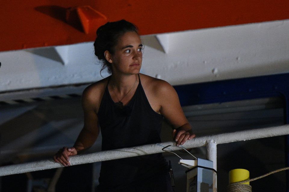 Carola Racketeová,  31letá kapitánka lodi Sea-Watch 3 | foto: Guglielmo Mangiapane,  Reuters