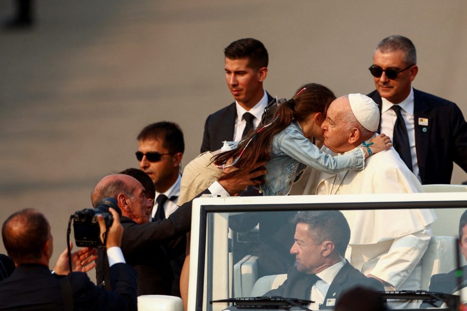 Papež František ve Fatimě | foto: Pedro Nunes,  Reuters