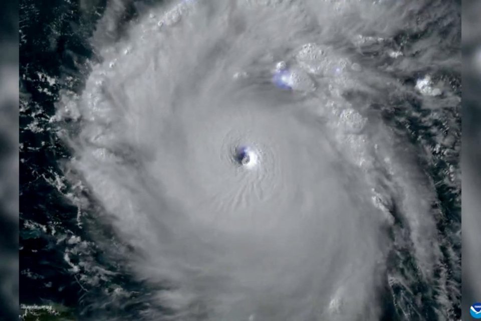Hurikán Beryl v Karibiku | foto: CSU/CIRA &amp; NOAA,  Reuters