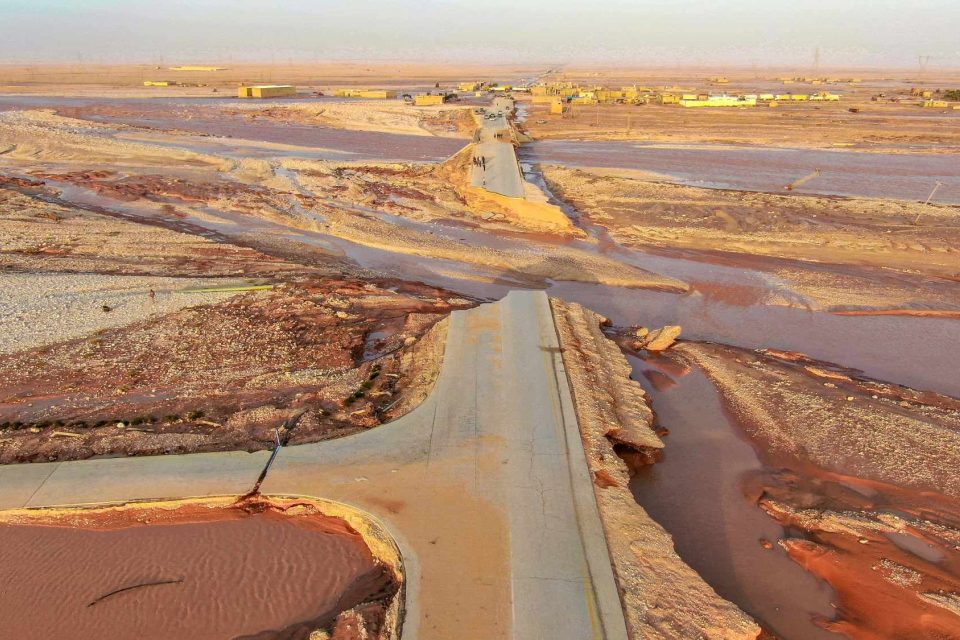 záplavy v Libyji | foto: Al-Hadath,  Reuters