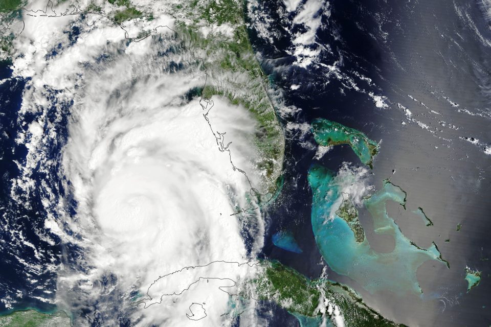 Hurikán Idalia na snímku ze satelitu Terra z 29. srpna | foto: NASA