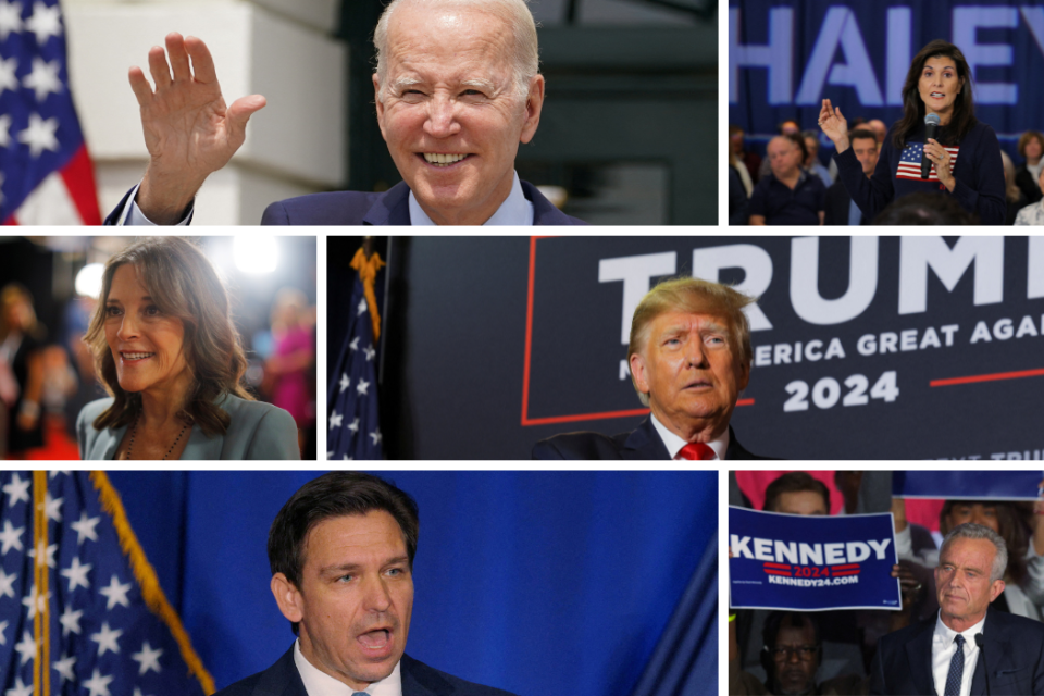 Kdo by se v roce 2024 mohl stát americkým prezidentem? | foto: Koláž iROZHLAS.cz / Reuters